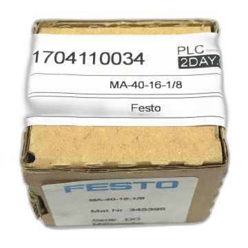 FESTO MA-40-16-1/8 345395 Serie DO Pressure Gauge,