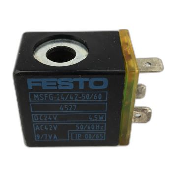 FESTO MSFG-24/42-50/60 Solenoid Coil 4527 DC24V 45W AC 24V,