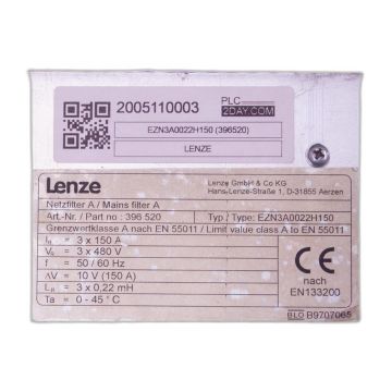 LENZE EZN3A0022H150 ID1103 ,