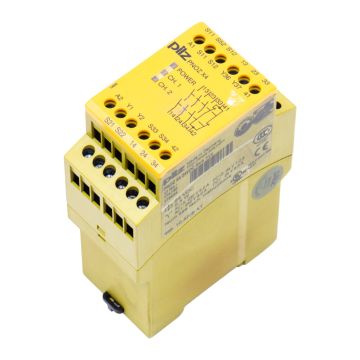 PNOZ X4 24VDC 3n/o 1n/c 774730 Pilz Safety Relay 24VDC at PLC2Day.com